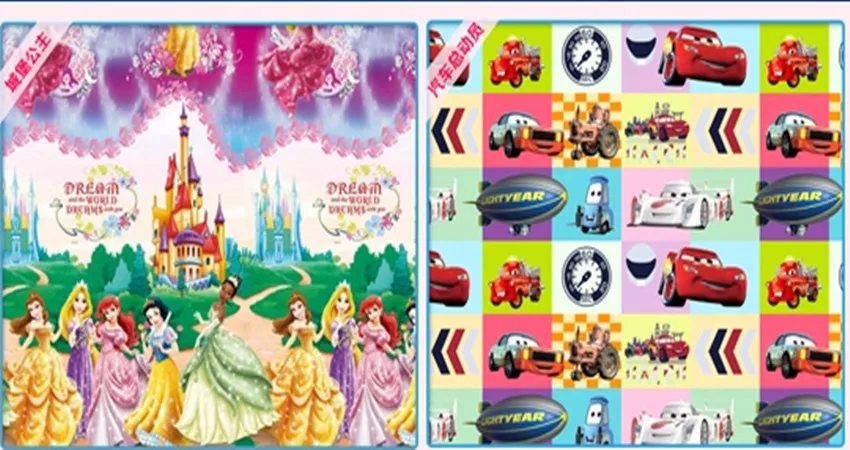 FREE SHIPPING crawling mat environmental protection princess car castle Children's Foam 200cm*180cm*0.5cm | Игрушки и хобби