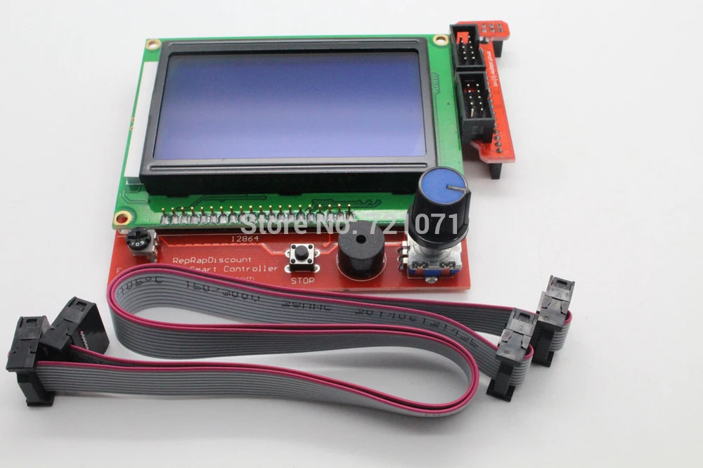 Мега 2560 R3 Mega2560 REV3 + 1 шт. ПЛАТФОРМЫ 1.4 Контроллер RAMPS1.4 ЖК 12864 для 3D Принтера MendelPrusa |