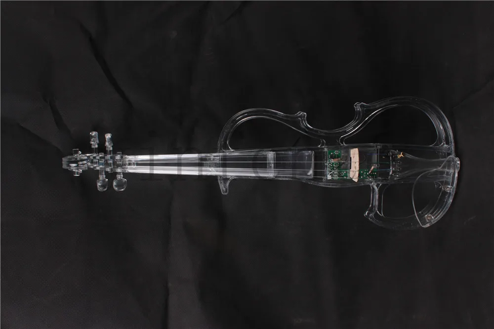 Цветная синяя зеленая прозрачная электрическая скрипка кристалл 2 #|crystal violin|electric