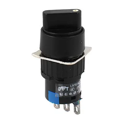 AC250V 3A DC30V 5A Голубой лазерной головки 3 Pin код мгновенный поворотный переключатель