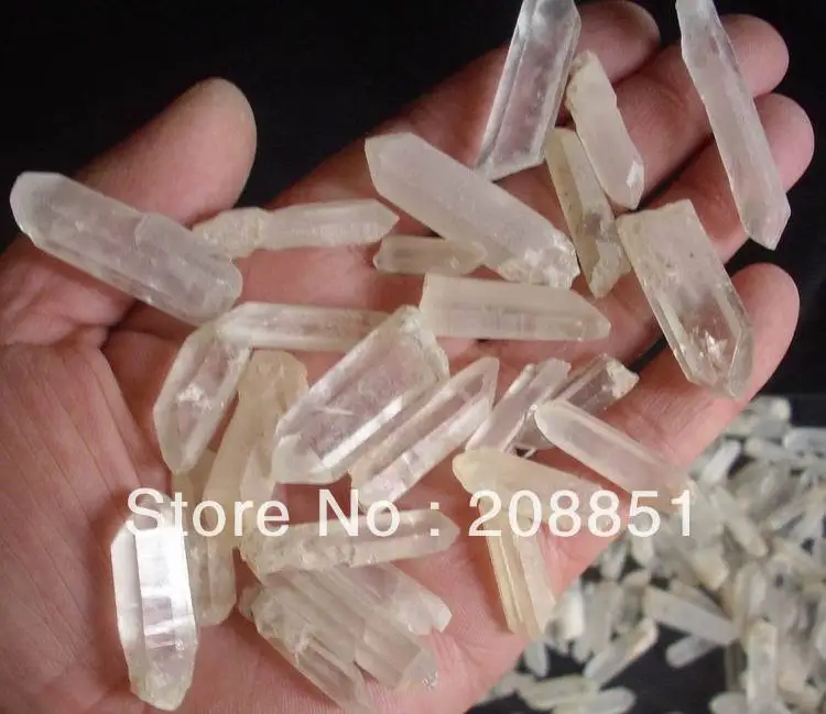 1 кг (2.2LB) необработанные натуральные маленькие прозрачные кварцевые хрустальные