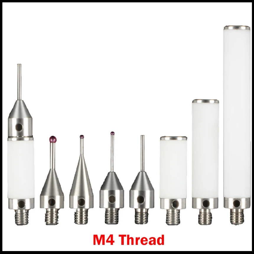 Рубиновый трехмерный измеритель диаметром 20 мм с резьбой 1 и 2 мм|Детали