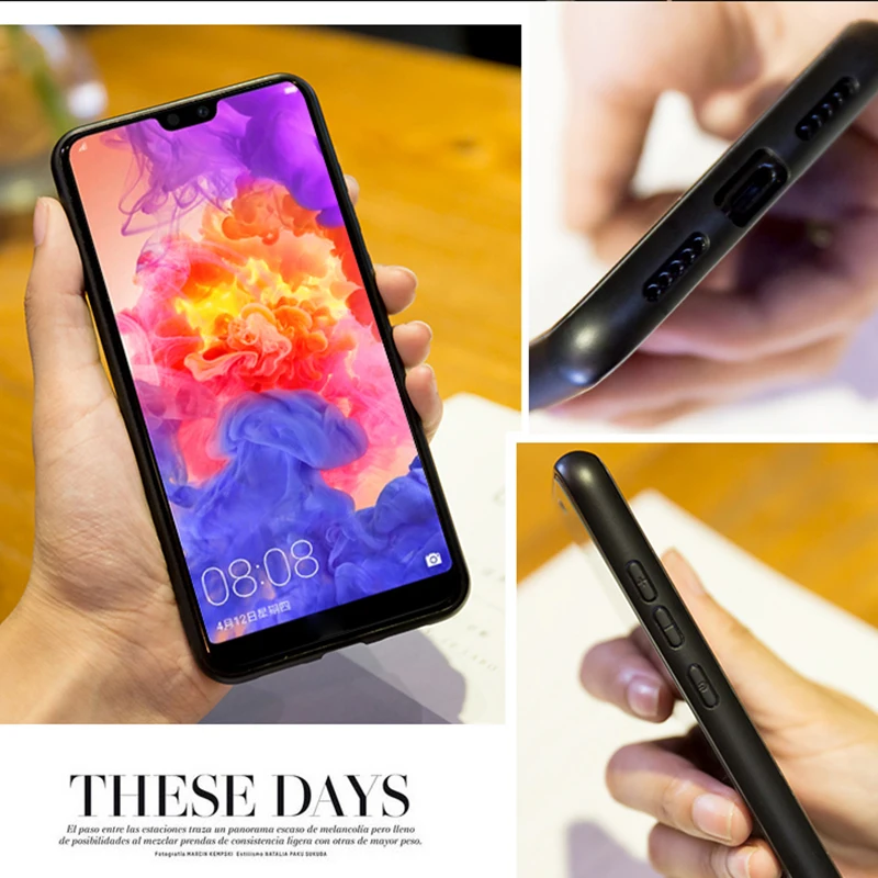 Для huawei P20 lite чехол MOFI для nova 3e мраморный закаленное стекло P20lite полный Чехол