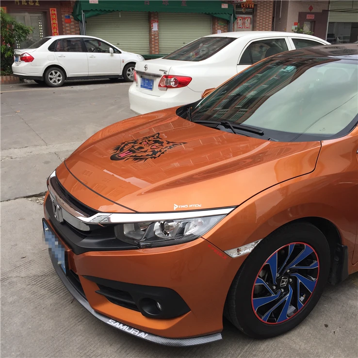 Для 16 Civic Пластиковые оконные козырьки вентиляционные шторы Защита от солнца и дождя для Honda Civic авто аксессуары 4 шт./компл