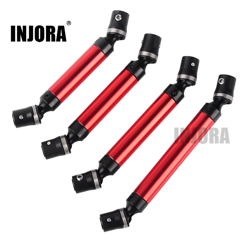 INJORA 1 шт. черный красный металлический приводной вал для 1/10 RC Гусеничный