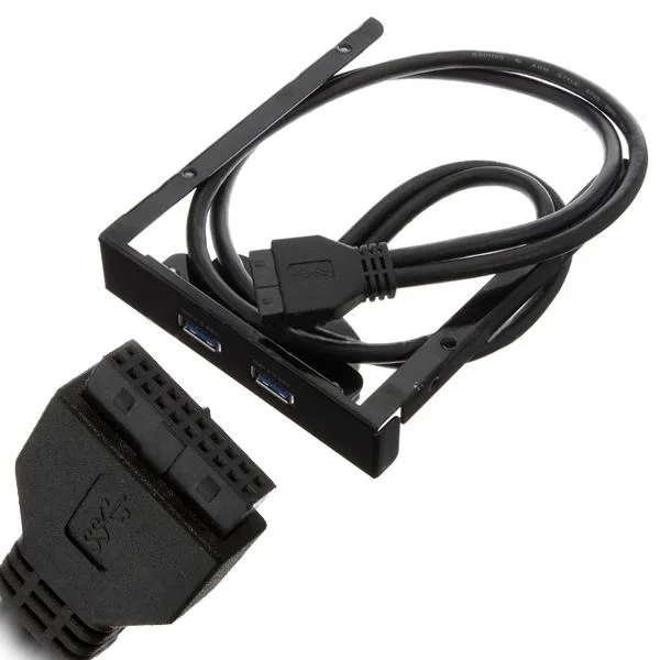 Superspeed USB 3 0 20 Pin 2 порта Передняя панель дисковый отсек концентратор|usb 3.0 pin|20 pinusb pin |