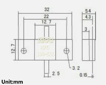Радиочастотные резисторы RFG100-500 RFG 100-500 RFP500-100 Вт 500 Ом 100 100R фиктивный нагрузочный