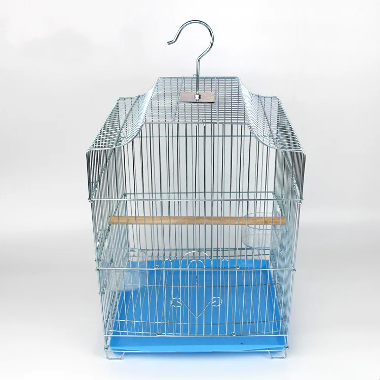 1 шт. budgerigar большая клетка для птиц из нержавеющей стали гальваническое покрытие