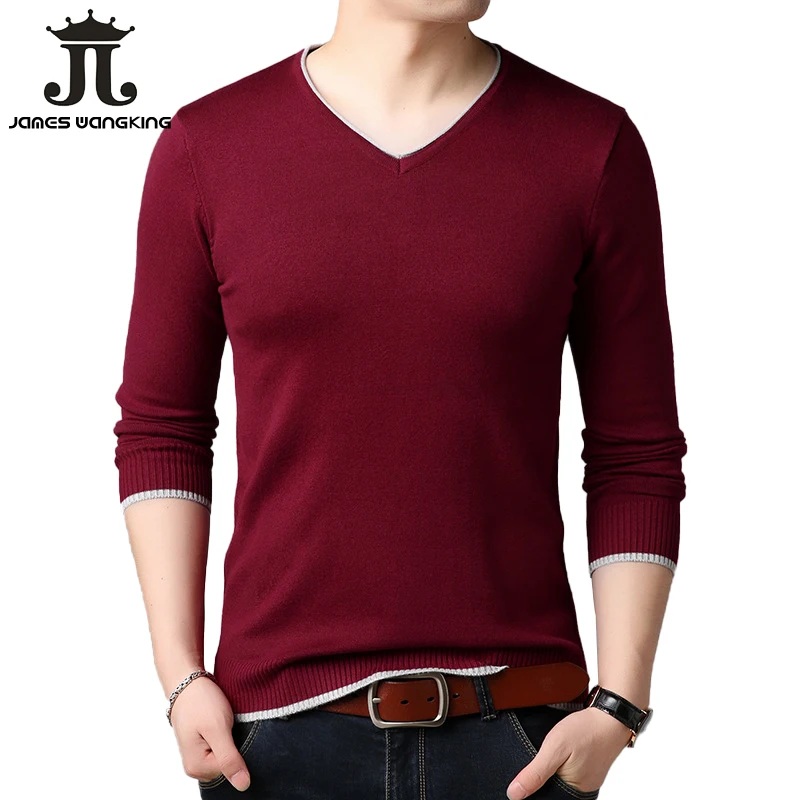 Кашемировый шерстяной свитер Мужская брендовая одежда 2018 весна-осень Новое