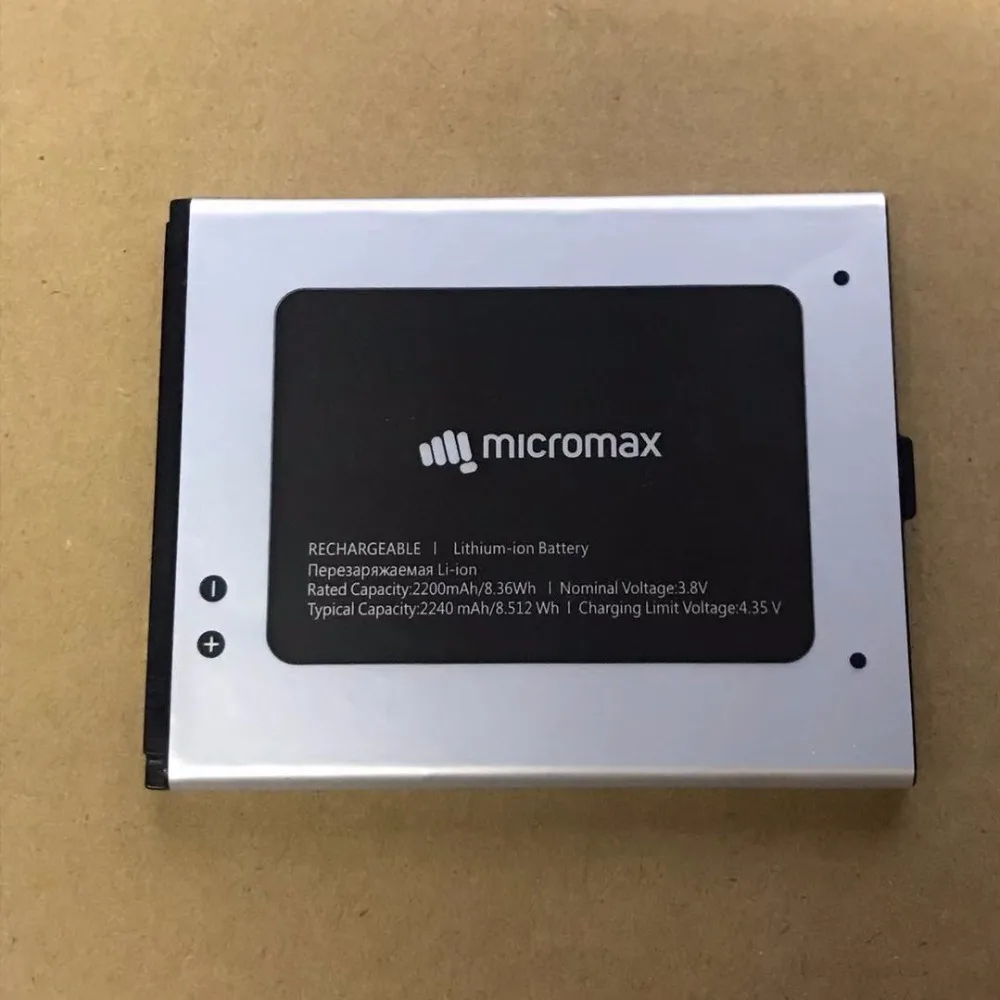 ZDONG аккумулятор 2200 мАч для micromax Q409 Bolt Supreme 6 мобильный телефон|Аккумуляторы
