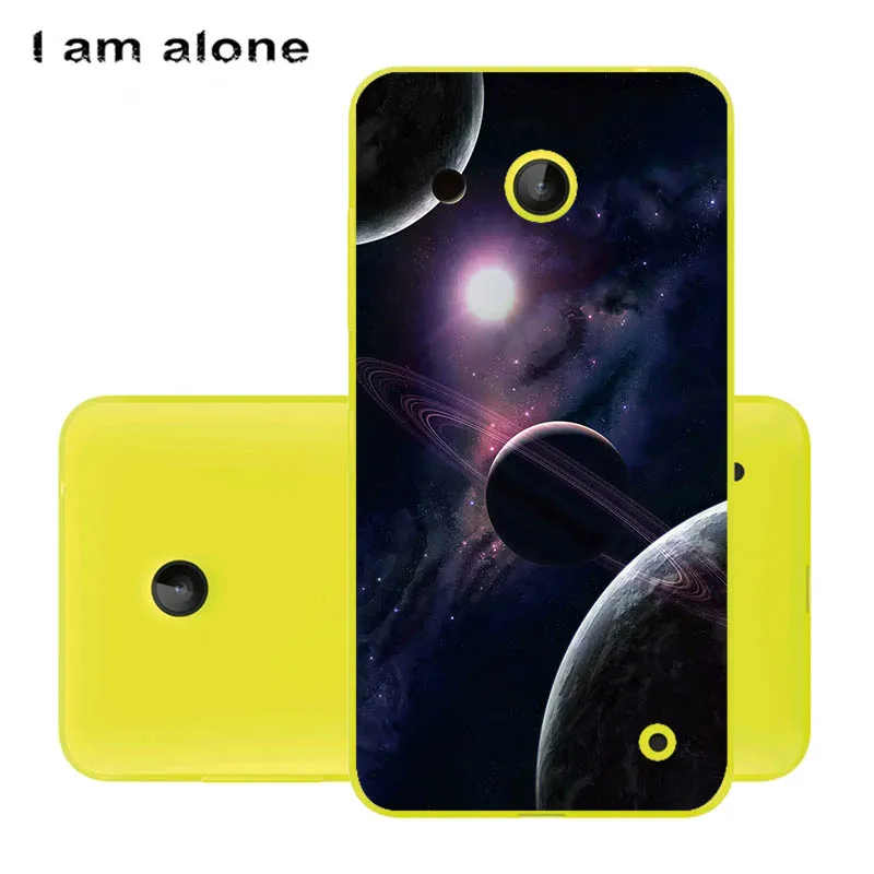 Чехлы для телефонов I am alone для microsoft Nokia Lumia 630 4,5 дюйма, жесткий пластиковый мобильный Модный Цветной чехол для Nokia 630