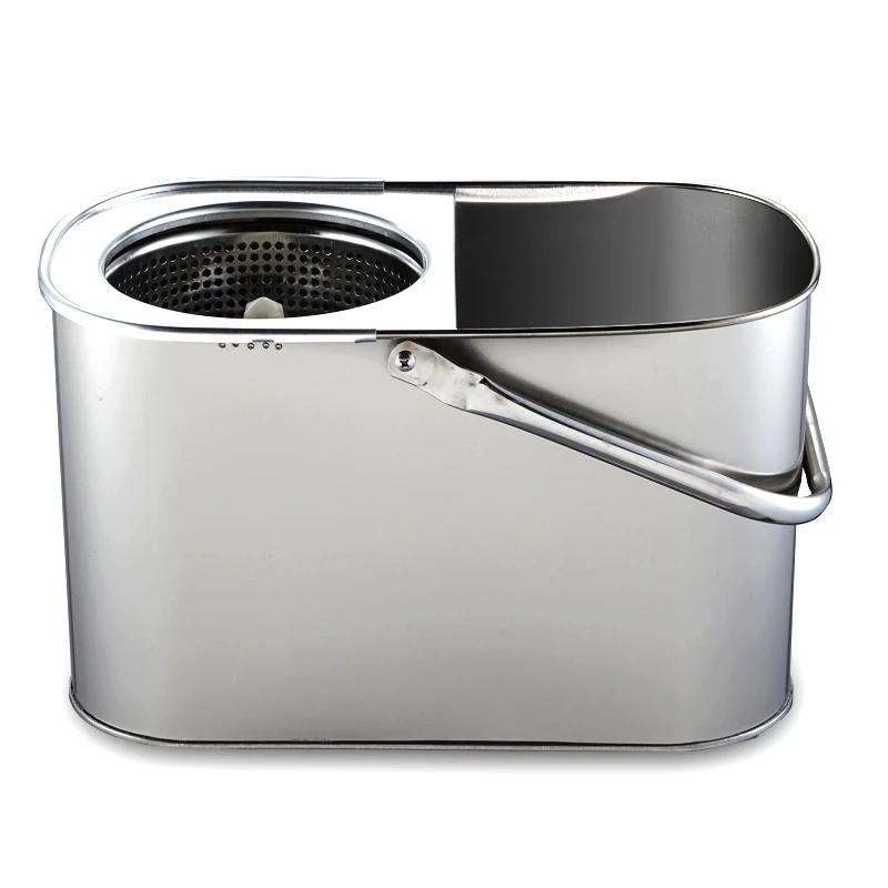 Из нержавеющей стали для швабр ведро с двойным приводом прочная Швабра Good God