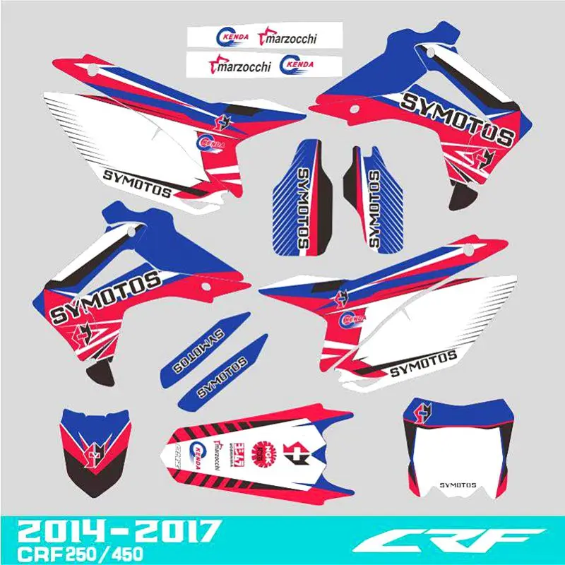 Наклейка на Мотокросс CRF250 2014 2016 и amp CRF450R CRF450 13 16 CRF 250 250R 450 450R|Наклейки стикеры| |