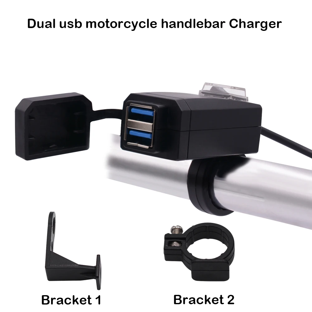 QC3.0 USB на руль мотоцикла или Зарядное устройство Moto оборудование Dual быстрой смены