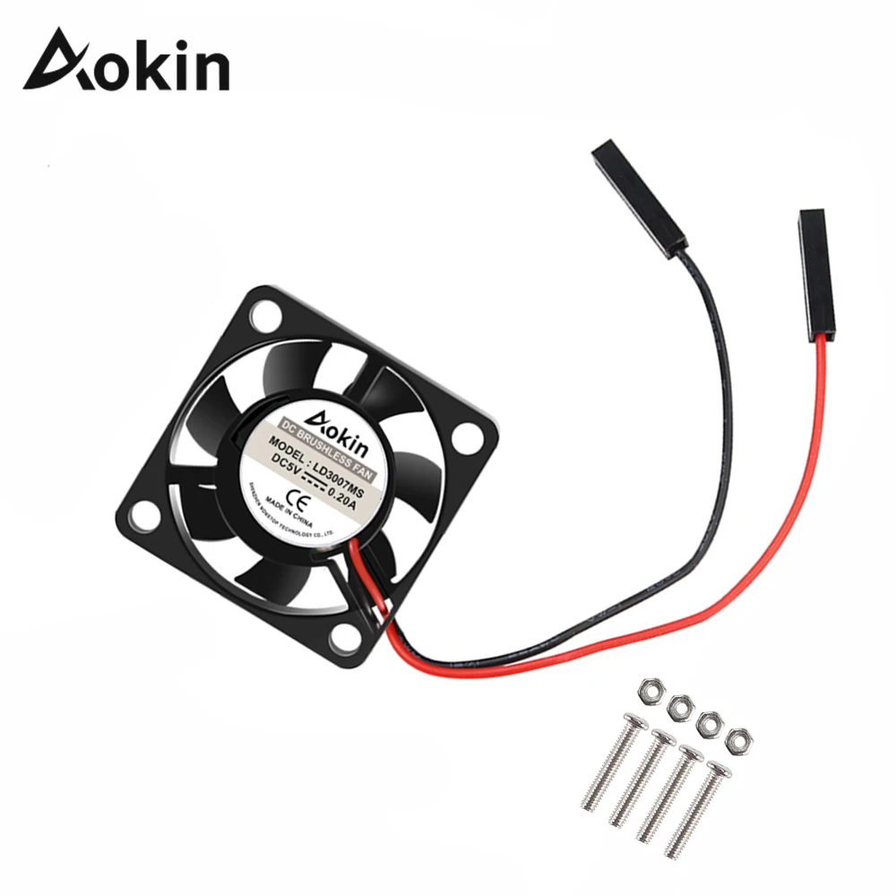 5V 3 V 0.2A охлаждающий вентилятор для Raspberry Pi Модель B +/Raspberry 2/Raspberry с