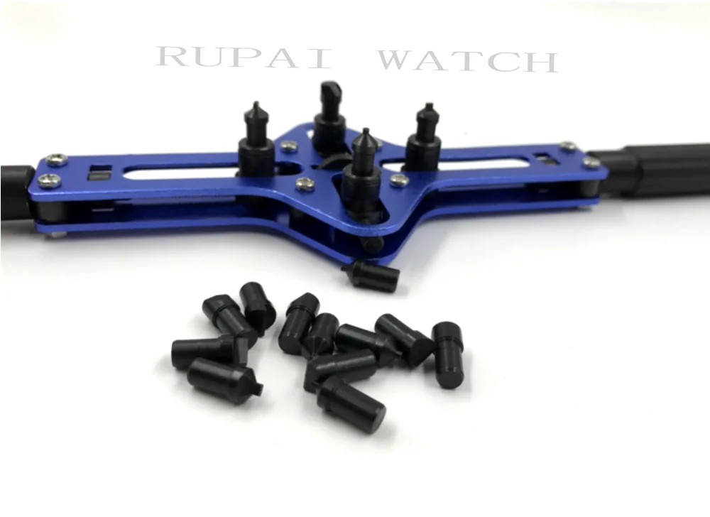 

Aluminum Four Claw Watch Case Opener Wrench with 16 Pins