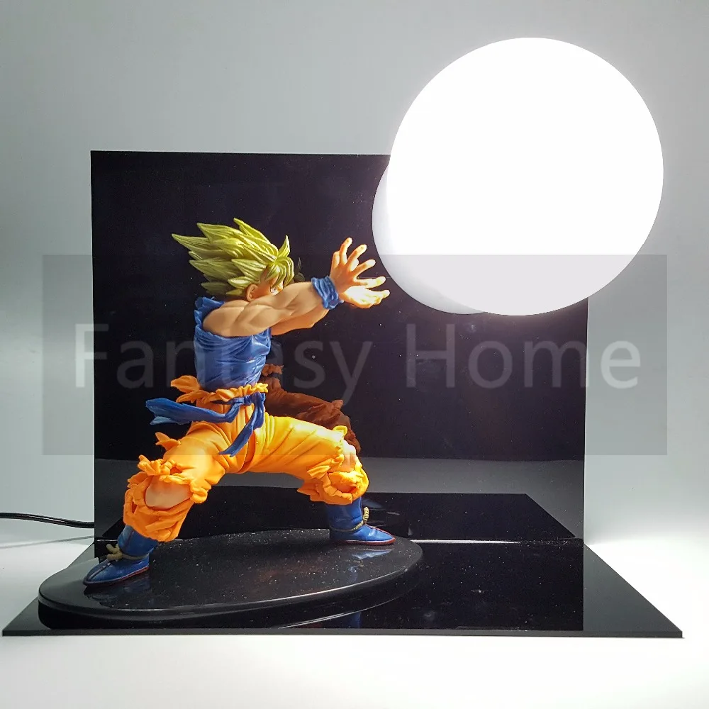Dragon Ball Z Son Gokou Kamehameha DIY игрушка для демонстрации Драконий жемчуг Гоку фигурка