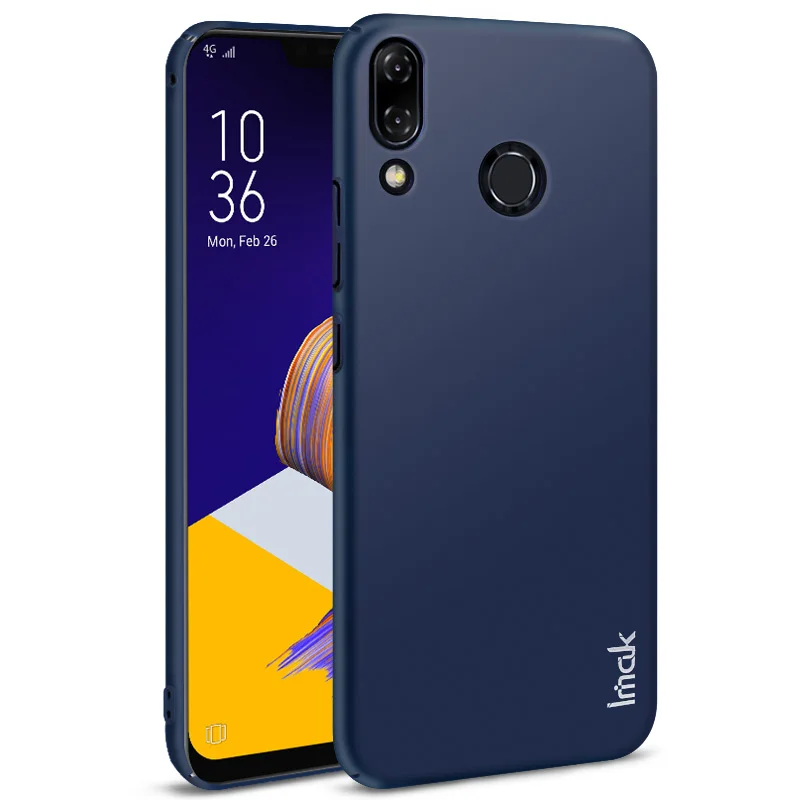 Синий IMAK для Asus Zenfone 5 ZE620KL, чехол, Ультратонкий Жесткий чехол для телефона из поликарбоната, чехол для Asus Zenfone 5z ZS620KL с пленкой - Цвет: Синий