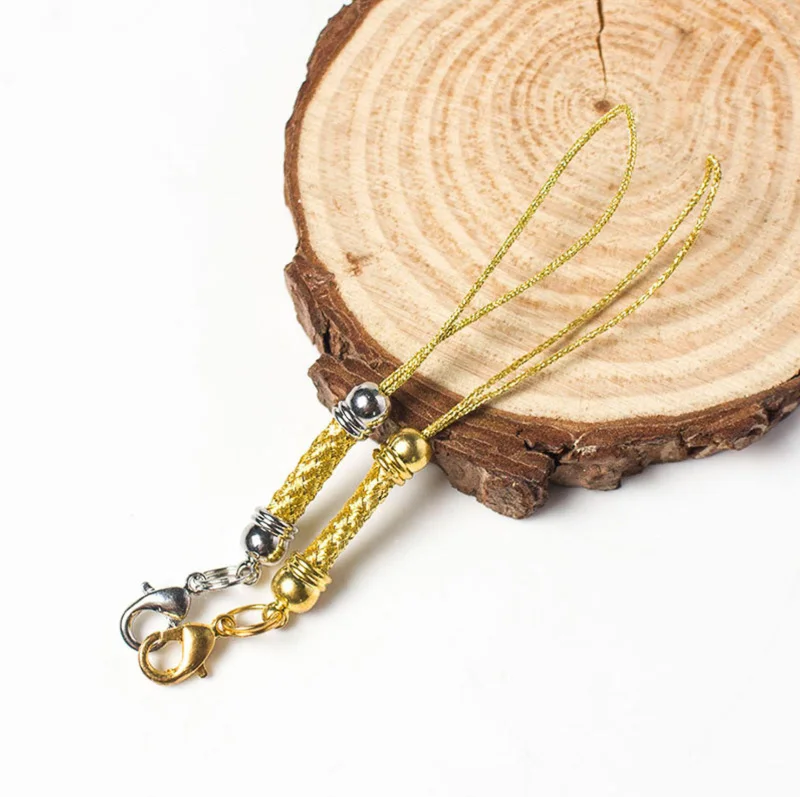 Regelin Лобстер соединительные кольца мобильный чехол ремень Lariat Lanyard брелок для ключей строка Подвески Ювелирных изделий разъем - Цвет: gold