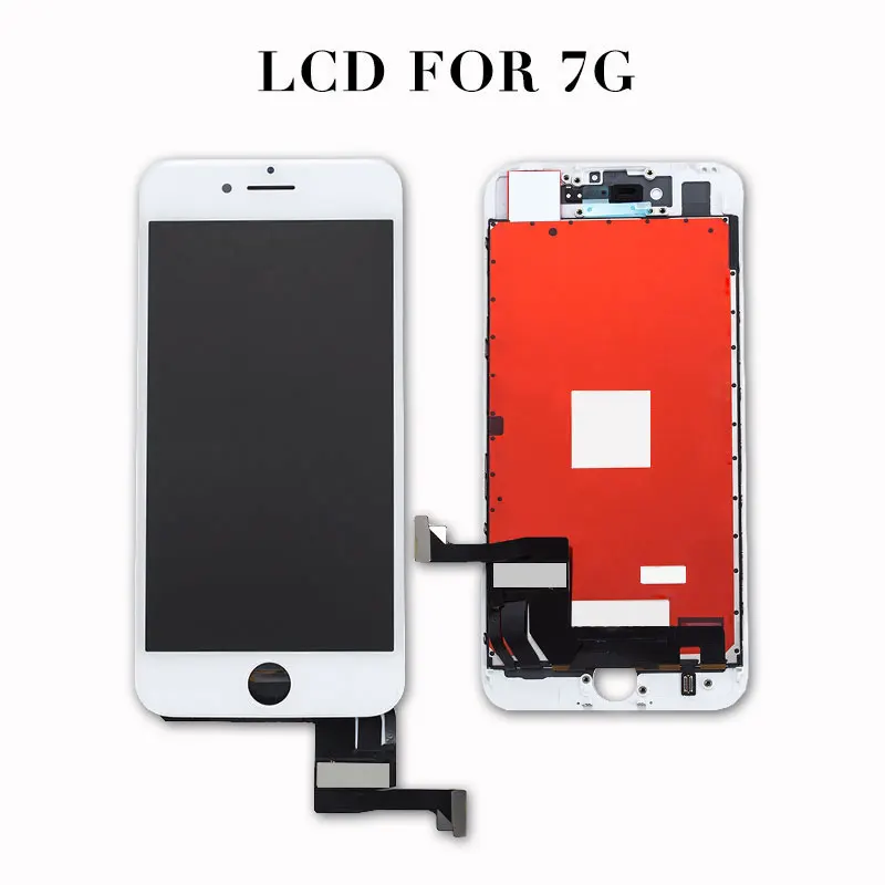 2 шт./лот сенсорный ЖК-экран класса для iphone 7 дигитайзер сборка с 3D сенсорным