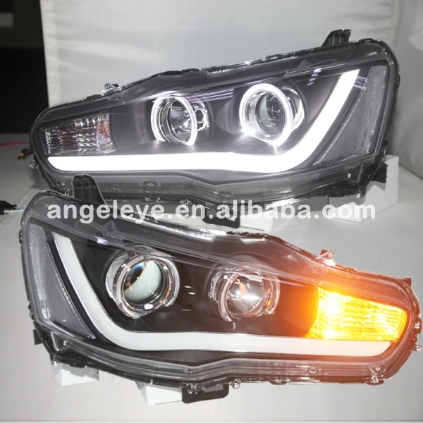 For Mitsubishi Lancer Exceed LED Headlights With Bi-Xenon Projector Lens 2008-2013 Year YZ | Автомобили и мотоциклы