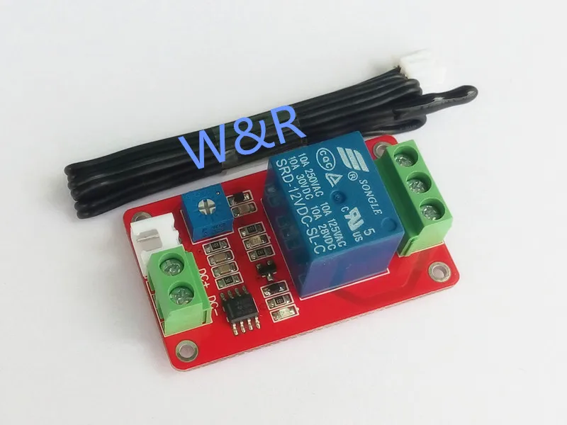 

Thermistor relay control module / sensor / temperature detection / temperature control switch / 5V / 12V optional