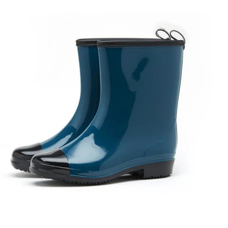 women boots Mixed Colors Rain Boots Women Waterproof Water Shoes Woman Rainboots Slip-on botas mujer Warm Sock rain sy413 |