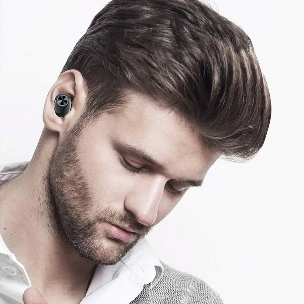 Беспроводные наушники V6 Bluetooth 5 0 со встроенным микрофоном стерео звук 100 часов