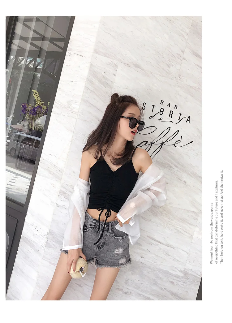 Mishow Модные джинсы женские шотры MX18B2217