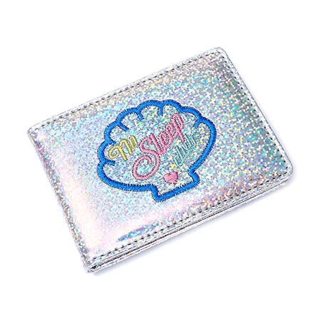 Silver Bentoy Laser PU ID держатель для кредитных карт для женщин водительская Лицензионная Обложка кошелек Модный чехол для визиток туристическая принадлежность - Цвет: Silver