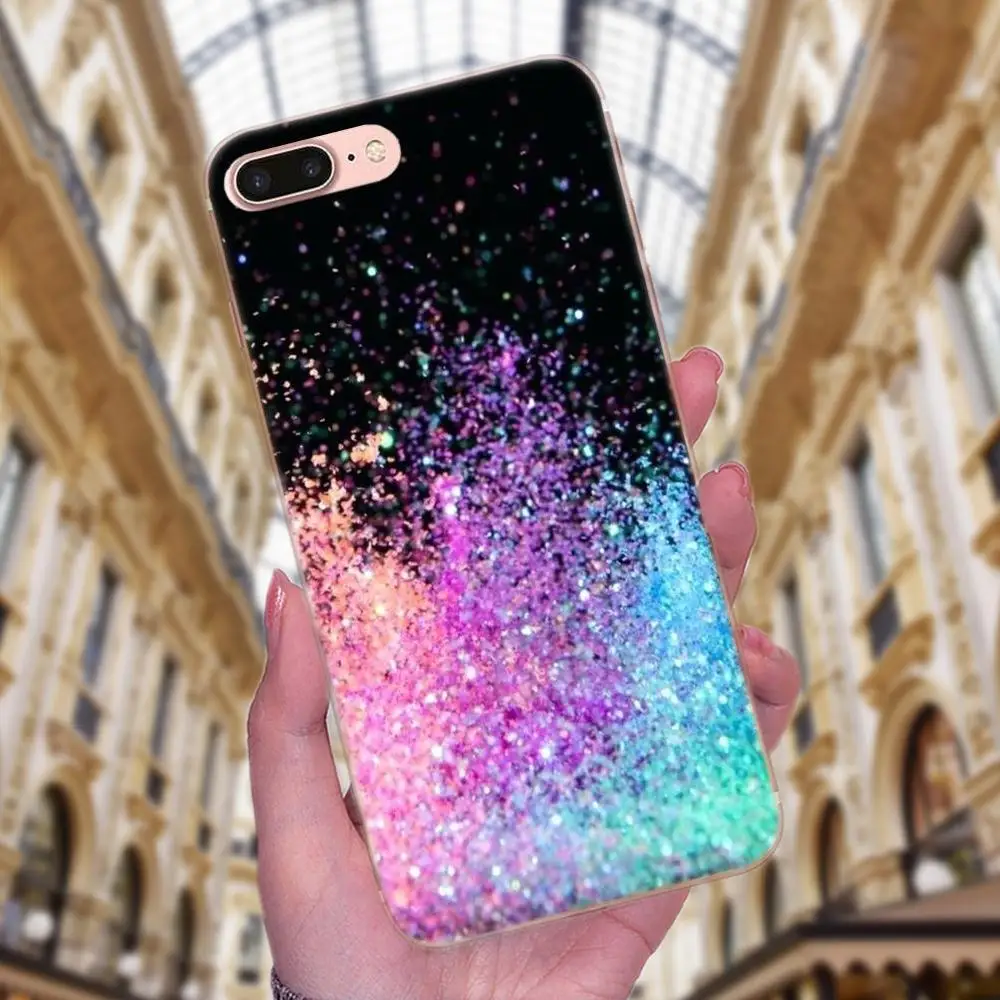 Для HUAWEI Mate 7 8 9 10 20 P8 P9 P10 P20 P30 Lite Plus Pro чехол для телефона из мягкого силикона ТПУ с рисунком прозрачная задняя крышка блеск Рисование песком