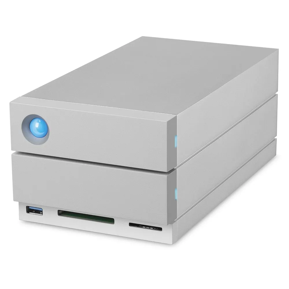 LaCie 2big Dock Thunderbolt 3 HDD 8 ТБ Niveles RAID 0 1 JBOD 40 Гбит/с USB | Компьютеры и офис