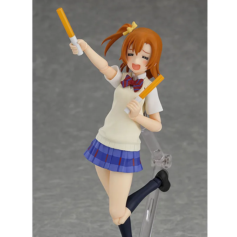 Японское аниме Love Live M FIGMA 253 Honoka Kousaka школьная одежда Фигурки игрушки фигурка ПВХ