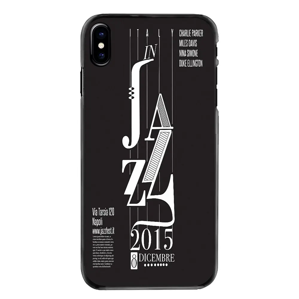 Jazz Poster Типографика вдохновение Жесткая Сумка для телефона чехол LG G6 L90 V20 Nexus 5X6 P K10