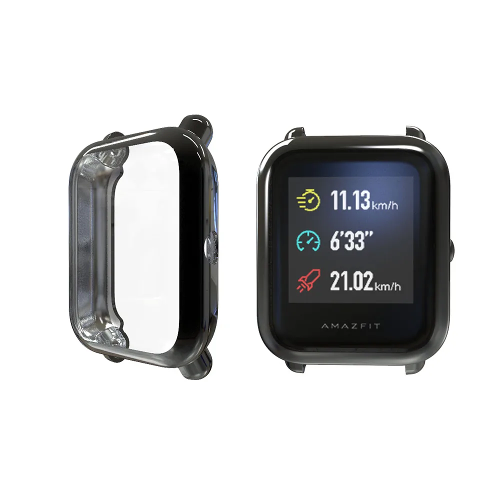 Чехол для Huami Amazfit Bip Lite, чехол для часов, сменная крышка, защитная оболочка для Amazfit Bip, мягкий силиконовый чехол s, защита экрана