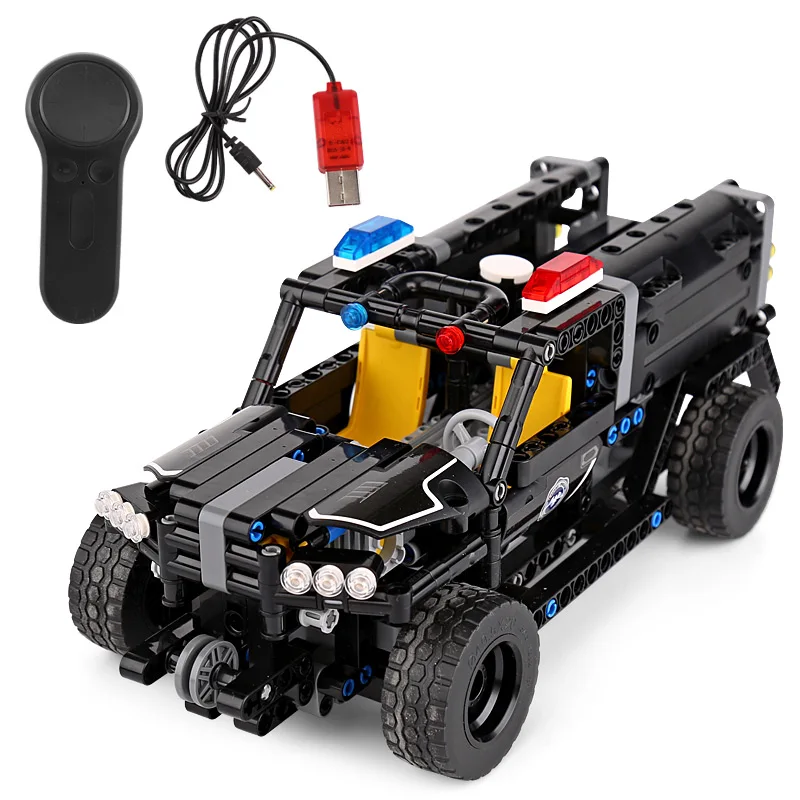 13006 спецназ полицейская водная Пушка машина совместима с Technic Car строительные