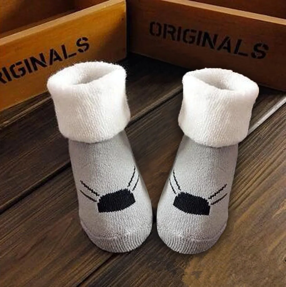 PARRY Дети Младенцы Малыши Мальчики Девочки мультфильм Животные противоскользящие вязаные теплые носки 19MAY13 P40