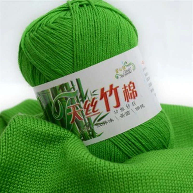 300 г/лот 6 крючком ребенка шерсть Yarns молоко мягкая гладкая натурального бамбука