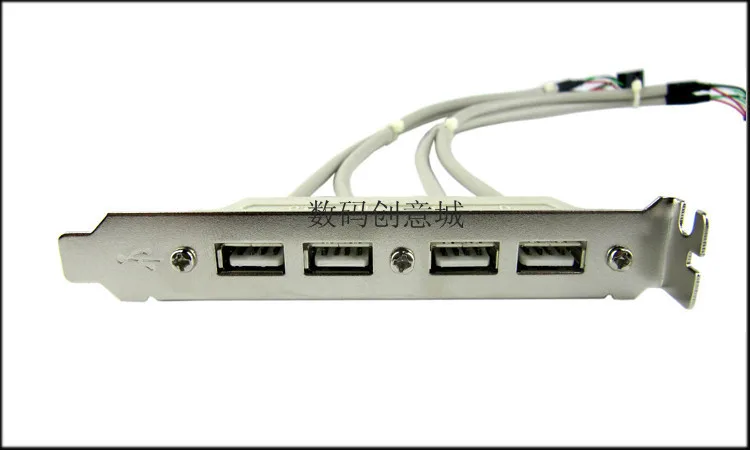 4 разъём(ов) USB 2.0 концентраторы материнская плата хост адаптер чехол планка на