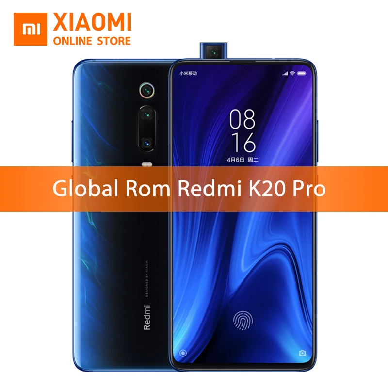 Xiaomi Redmi K20 Pro смартфон с восьмиядерным процессором Snapdragon 855 ОЗУ 8 Гб ПЗУ 128 ГБ 48 + 20 МП