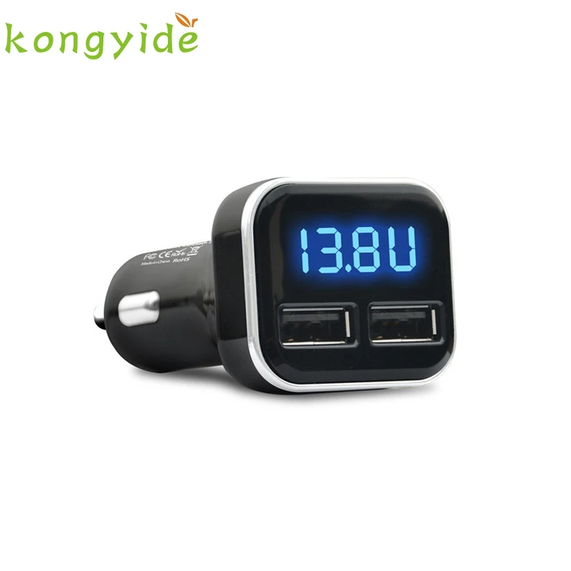 Автомобильный Стайлинг kongyide Quick Charge Dual USB Smart автомобильное зарядное устройство