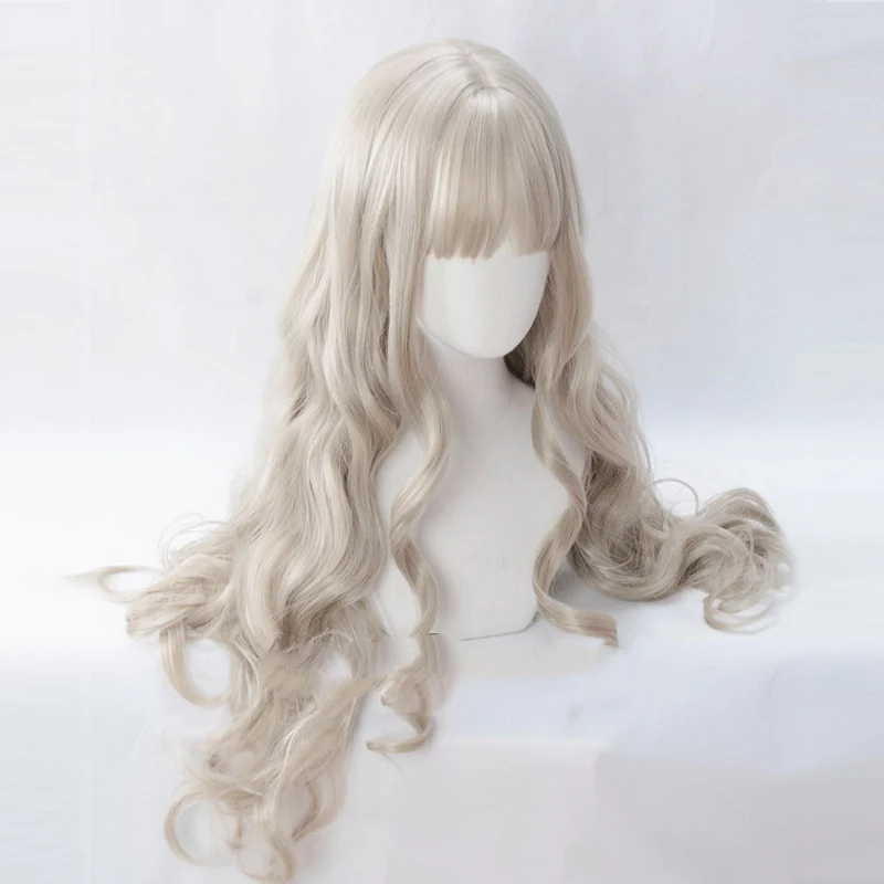 DARLING в FRANXX 556 Косплэй парики Kokoro 80 см длинные волнистые синтетические волосы... +