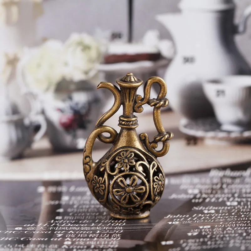 Tanduzi шт. 5 сплав миниатюрный чайник медный кукольный домик DIY аксессуар Шарм