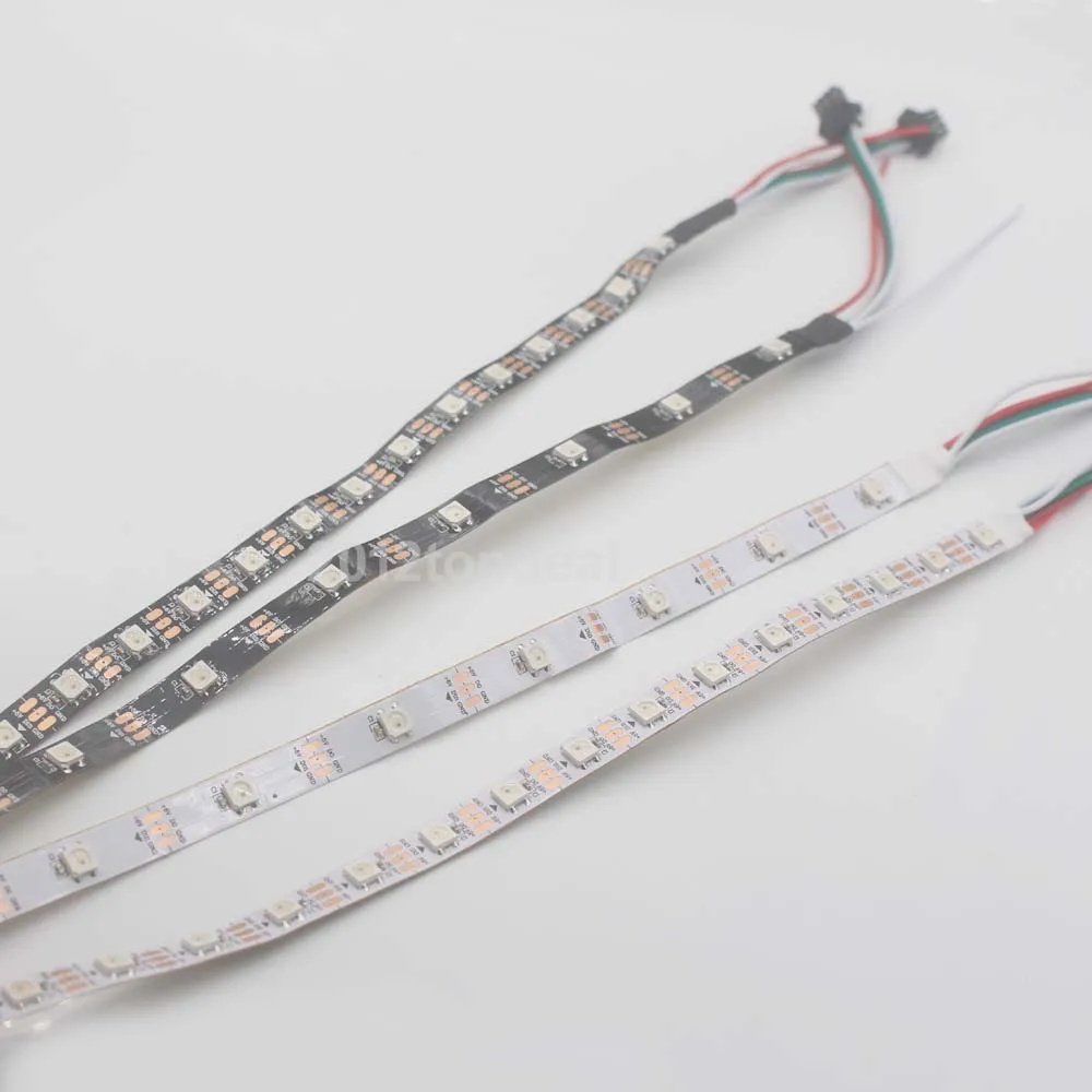 Полноцветная симфония WS2812B 1-5 метров 30 60 144 светодиодов пикселей/метр SMD 5050