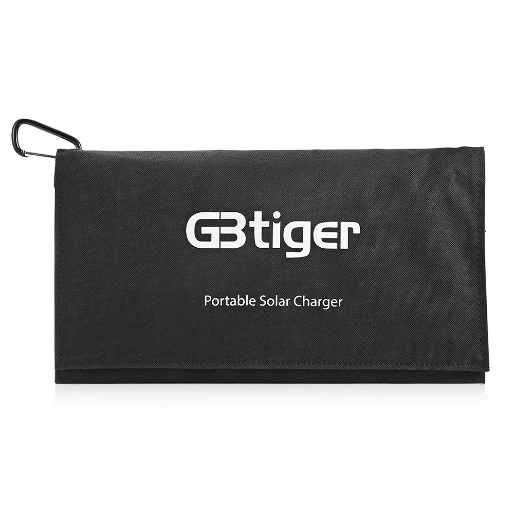 Gbtiger 14 Вт 5 В Dual USB солнечной зарядки Панель складной sunpower Зарядное устройство для