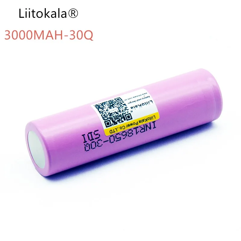 Зарядное устройство LiitoKala с ЖК-дисплеем 3 7 в 18650 21700 + 4 шт. 3000 мА · ч INR18650 30Q