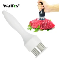 walfos tender loose meat steak meat hammer smashing meat tenderizer pounders with stainless steel needle cooking tools