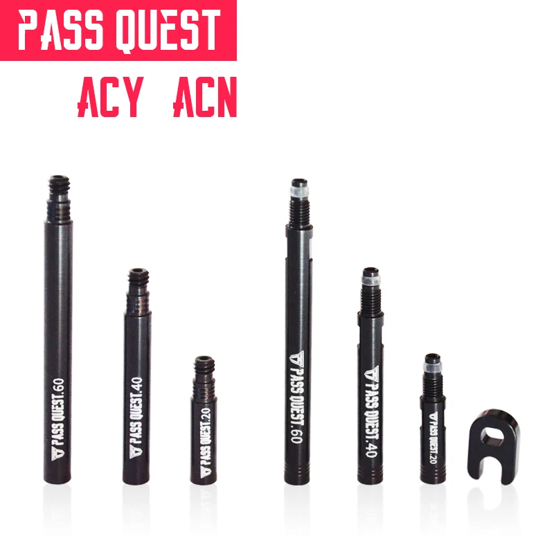 Pass Quest 20 мм 40 60 французский клапан ACY/ACN съемный расширитель Presta ValveTire колпачок