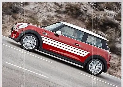 Наклейка для украшения автомобильной двери Roker панель Mini Cooperclubman countryman hardtop R50 R53 R55