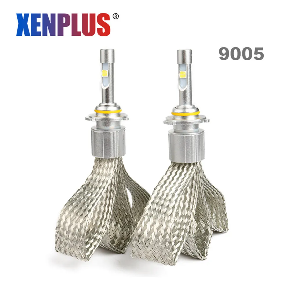 Xenplus HB3 HB4 светодиодный фар автомобиля xhp50 чипы 9600LM H4 H7 H1 H3 D2 D4 880 9005 9006 H27 светодиодный лампы автомобилей фары лампы R5